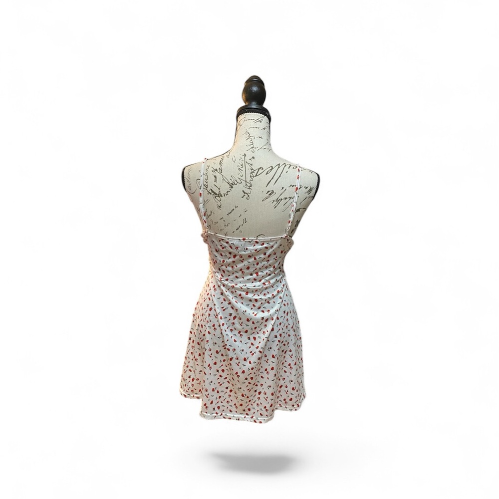 White and Red Polka Dot Dress - Picture 2 of 2